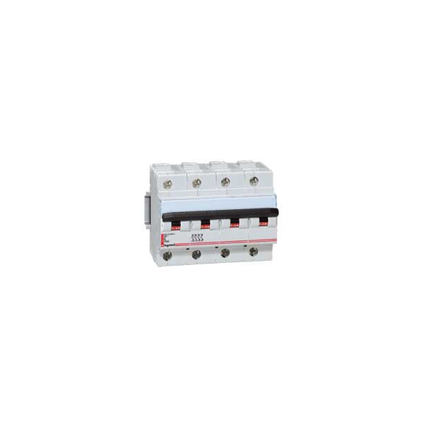 Disjoncteur magnéto-thermique DX-L 25000 - Lexic - 4P - 400 V~ - 63 A - courbe C - Legrand - 007150
