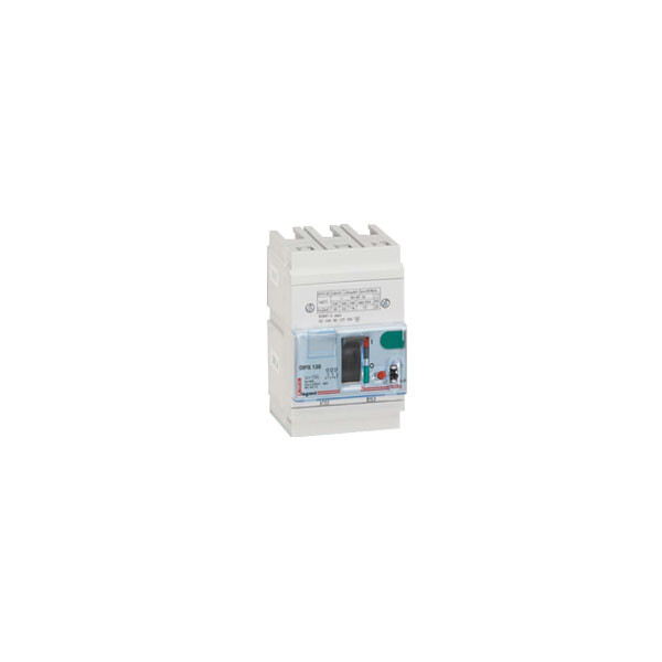 Disjoncteur de puissance DPX 125 - magnéto-thermique - 25 kA - 3P - 100 A - Legrand - 025040