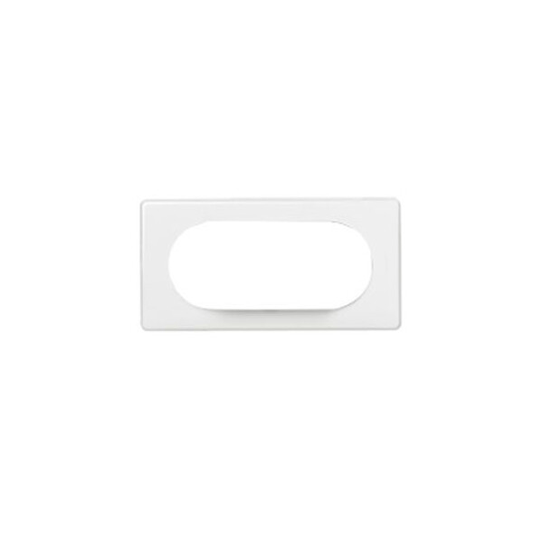 Plaque Legrand Céliane - neutre - 4/5 mod - blanc