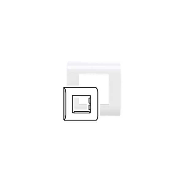 Plaque Ancien Mosaic - 2 modules - blanc (RAL 9010) - Legrand - 075002