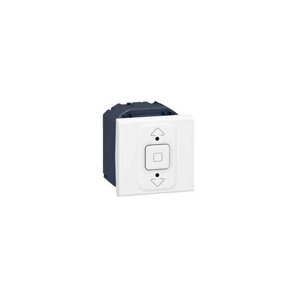Commande centralisée courant porteur pour volets roulants Legrand Mosaic - 2 mod - blanc - Legrand - 077024