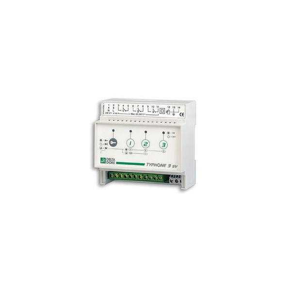 Delta Dore Typhone 3 SV Télécommande téléphonique modulaire 3 sorties à synthèse vocale - Delta Dore - 6201020