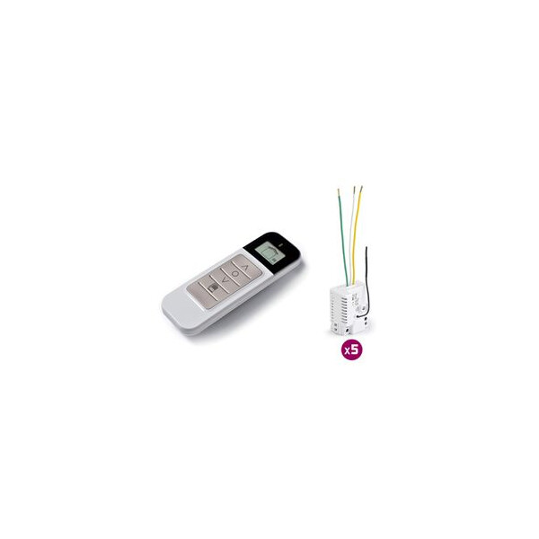 Delta Dore Pack Tyxia 540 Pack centralisation pour volets roulants - 1 télecommande radio Tyxia 1611 - Delta Dore - 6351177
