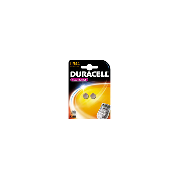 Blister de 2 Piles LR44 Duracell 1,5 V - Duracell - 534879