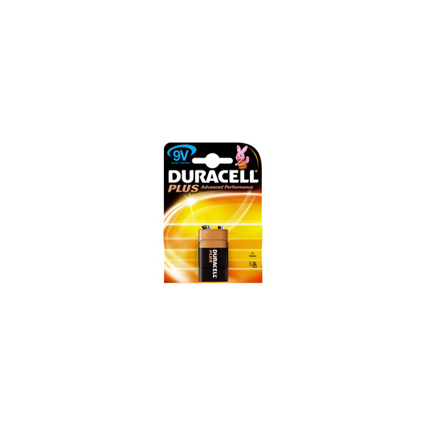 Pile Alcaline 6LR61 9 V Torro Duracell Plus – Sous Blister - Duracell - MN1604B1-PLUS