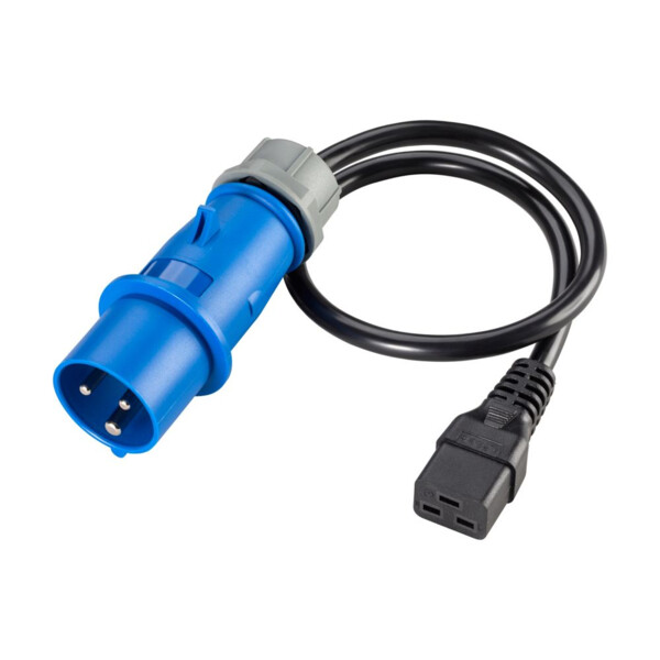 Câble adaptateur c19 vers iec309 pour pdu ou ups, entrée c20 16a, long. 50 cm - Eaton - CBL16ADPT50