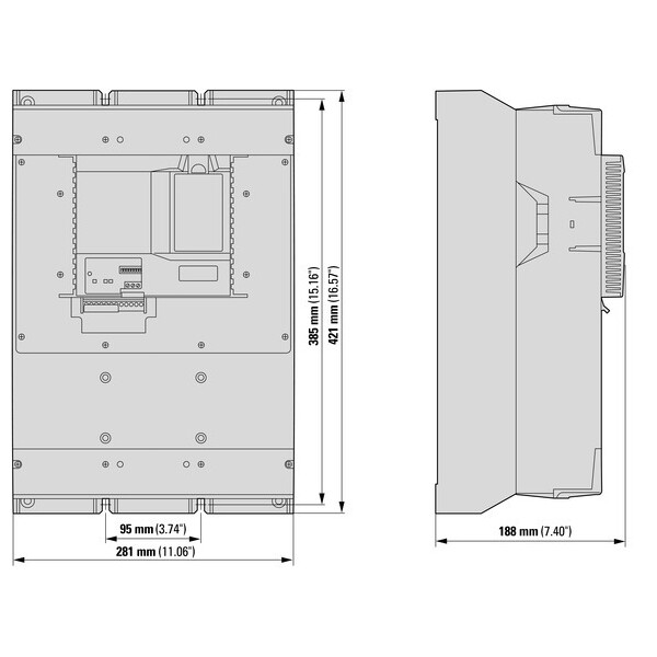 Démarreur progresif s811+, 360a (S811+V36P3S) - Eaton - 168994