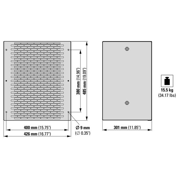Résistance de freinage vfd, 22 ohm, 5100 (DX-BR022-5K1) - Eaton - 171920
