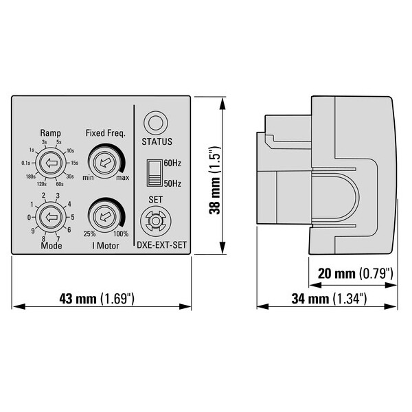 Vfd de1 extension parameter set module (DXE-EXT-SET) - Eaton - 174621