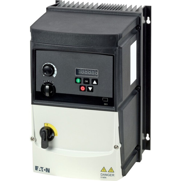 Convertisseur de fréquence, 230 v ac, tri, 24 a, 5.5 kw, ip66, cmd sur app. (DC1-32024FB-A6SOE1) - Eaton - 199424
