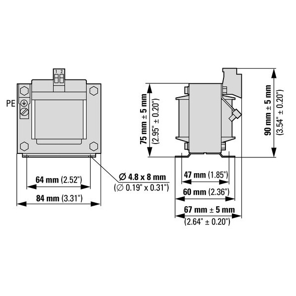 Inductance réseau, ac, 1p, 13a, 2,25mh, 260 v 50/60 hz (DX-LN1-013) - Eaton - 269496