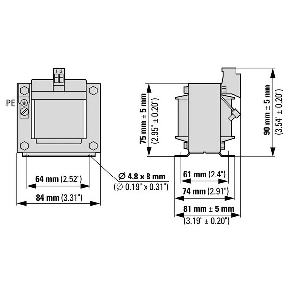 Inductance réseau, ac, 1p, 24a, 1,22mh, 260 v 50/60 hz (DX-LN1-024) - Eaton - 269498