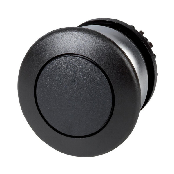 Bouton-poussoir coup de poing, noir, à accrochage (M22-DRP-S) - Eaton - 216743