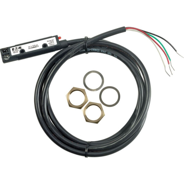 Capteur opt., Dc, 18mm, plast., câble (13100R6517) - Eaton - 135583