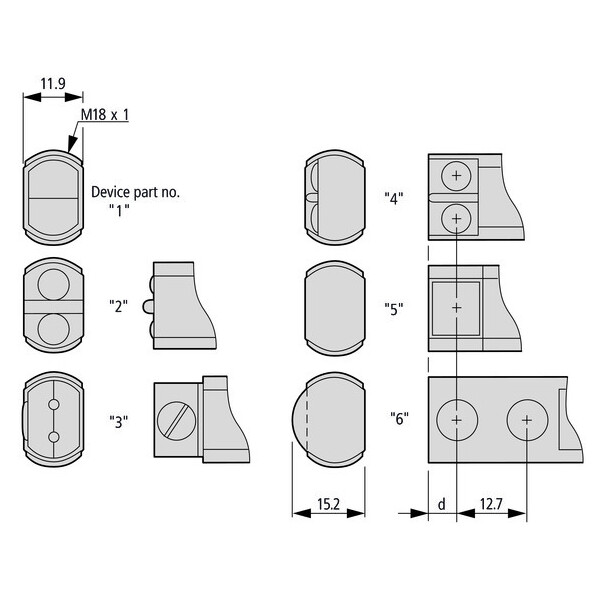 Capteur opt., Dc, 18mm, plast., câble (14101A6517) - Eaton - 135647