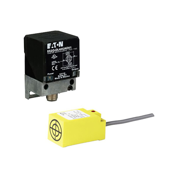 Capteur ind., Dc, quad.40, plast., M12 (E52Q-DL25UAD01) - Eaton - 135808
