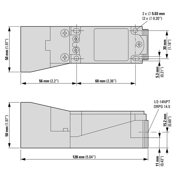 Capteur ind., Ac, quad.40, plast., borne (E55BLT1F) - Eaton - 135815