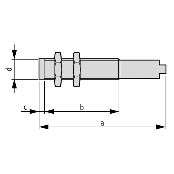 Dét. de prox., ind., 1s, sn=2mm, 2l, 40-250vac, 20-250vdc, m12, métal, câble 2m (E57SAL12A2) - Eaton - 136090