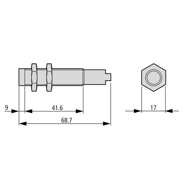 Capteur ind., Dc, rond. 12, métal, m12 (E59-M12C110D01-D2) - Eaton - 136212