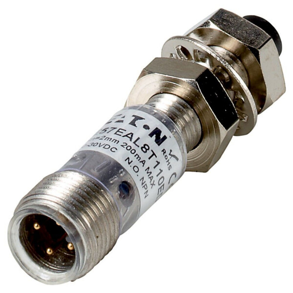 Capteur ind., Dc, rond. 8mm, m12 (E57EBL8T110ED) - Eaton - 136254