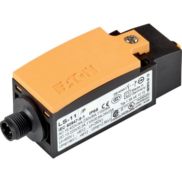 Interrupteur de position; 1 f +  o; poussoir à galet; m12a (LS-11/P-M12A) - Eaton - 178137