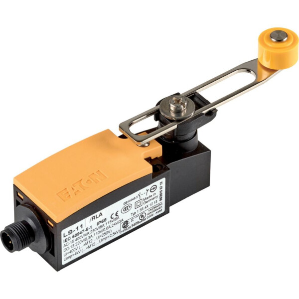 Interrupteur de position; 1 f +  o; levier à galet réglable; m12a (LS-11S/RLA-M12A) - Eaton - 178143