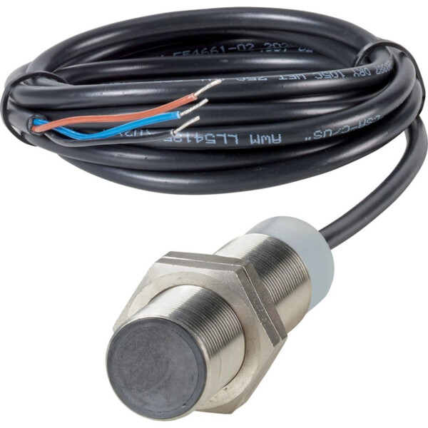 Ind sensor,dc,cyl m18,metal,2m cable (E57P-18SNN5-C2) - Eaton - 197789