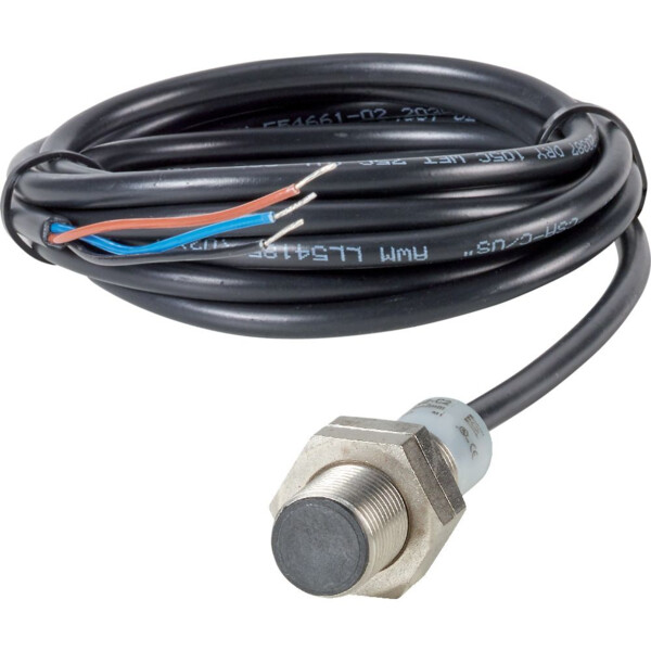 Ind sensor,dc,cyl m12,metal,2m cable (E57PS-12SNC2-C2) - Eaton - 197819