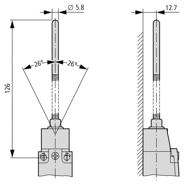Tige à ressort (LS-XS) - Eaton - 266133