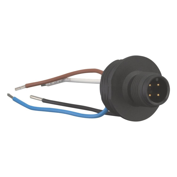 Connecteur mâle m12, codé ' a ', +module de pontage, m20, ip66, 250 v, 4a (M12A) - Eaton - 266135
