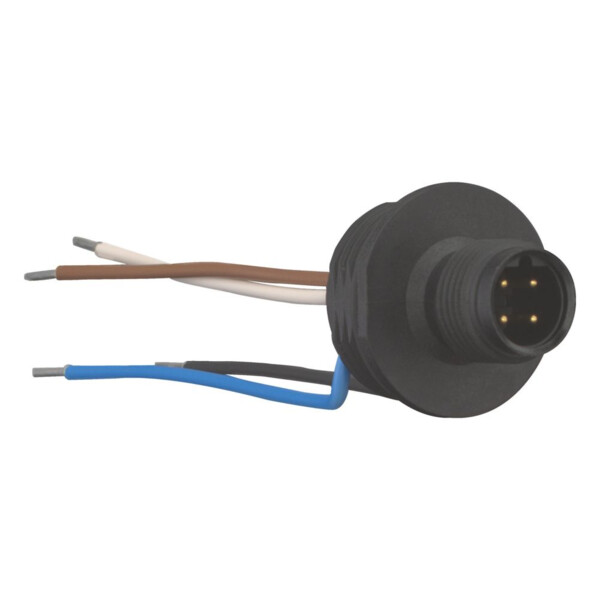 Connecteur mâle m12, codé ' b ', +module de pontage, m20, ip66, 250 v, 4a (M12B) - Eaton - 266136