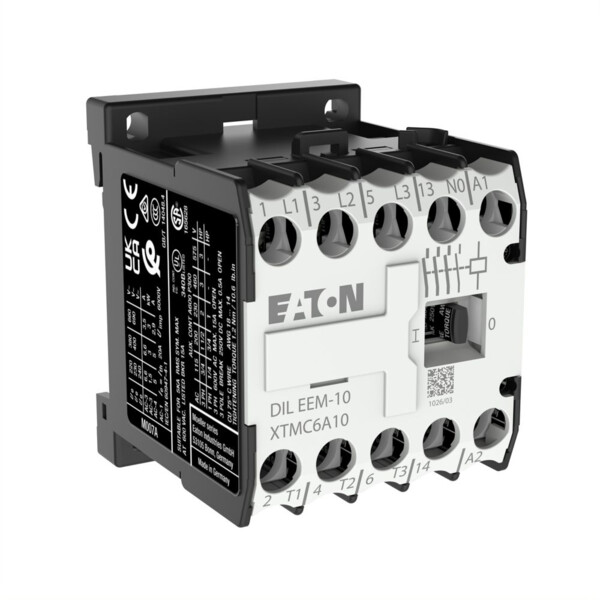 Contacteur de puissance, 3p+1f, 3kw/400v/ac3 (DILEEM-10(42V50/60HZ)) - Eaton - 051595