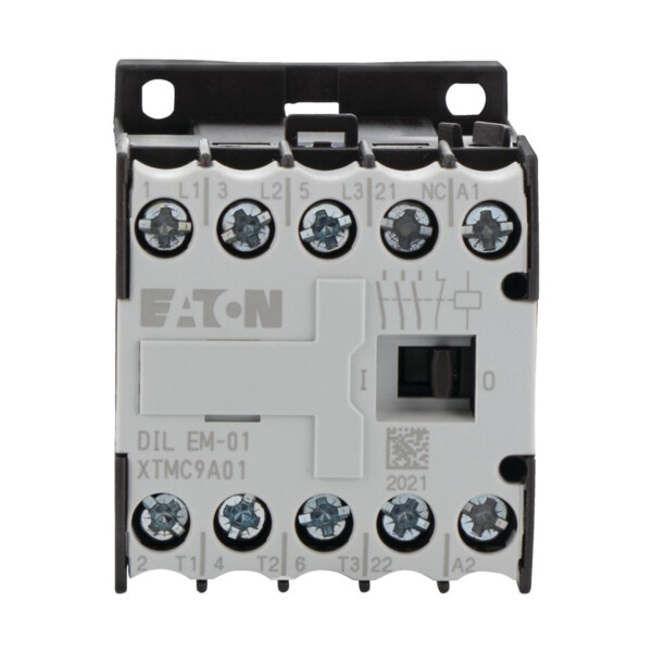 Contacteur de puissance, 3p+1o, 4kw/400v/ac3 (DILEM-01(230V50HZ,240V60HZ)) - Eaton - 051795