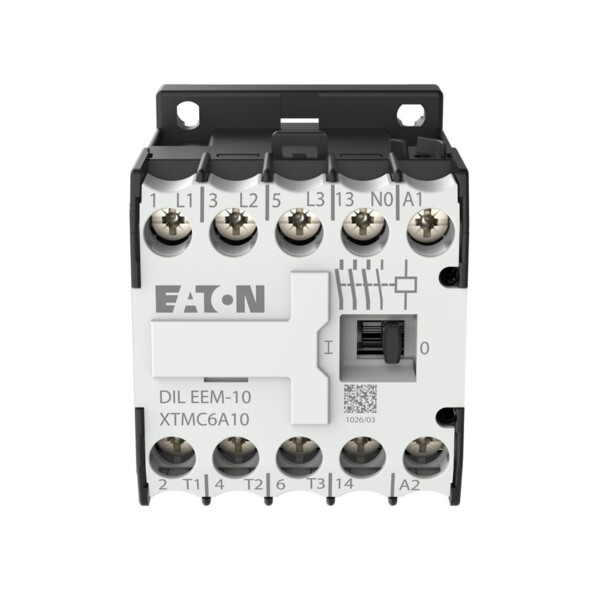 Contacteur de puissance, 3p+1f, 3kw/400v/ac3 (DILEEM-10(230V50/60HZ)) - Eaton - 056674