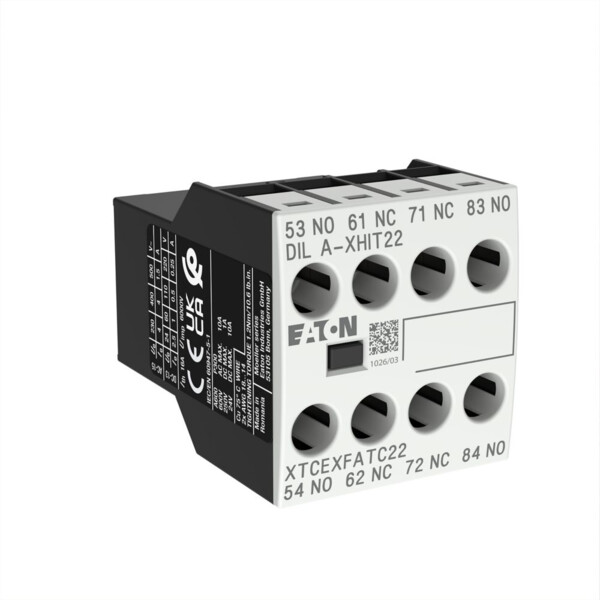 Contacts auxiliaires haute, 2f+2o (DILA-XHIT22) - Eaton - 101044