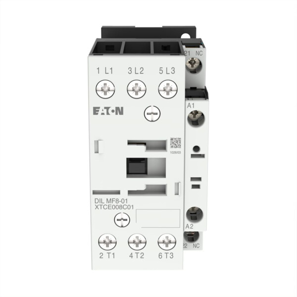 Contacteur de puissance, 3p+1o, 5hp/600vac, semi f47 (DILMF8-01(RAC48)) - Eaton - 104415