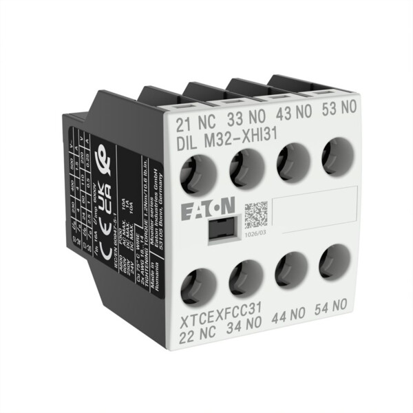 Contacts auxiliaires, 3f+1o (DILM32-XHI31) - Eaton - 106112