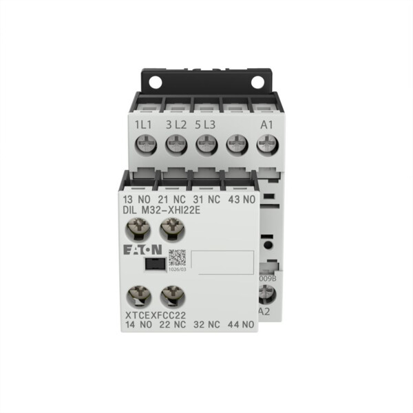 Contacteur de puissance, 3p+2f+2o, 4kw/400v/ac3 (DILM9-22(230V50HZ,240V60HZ)) - Eaton - 106361