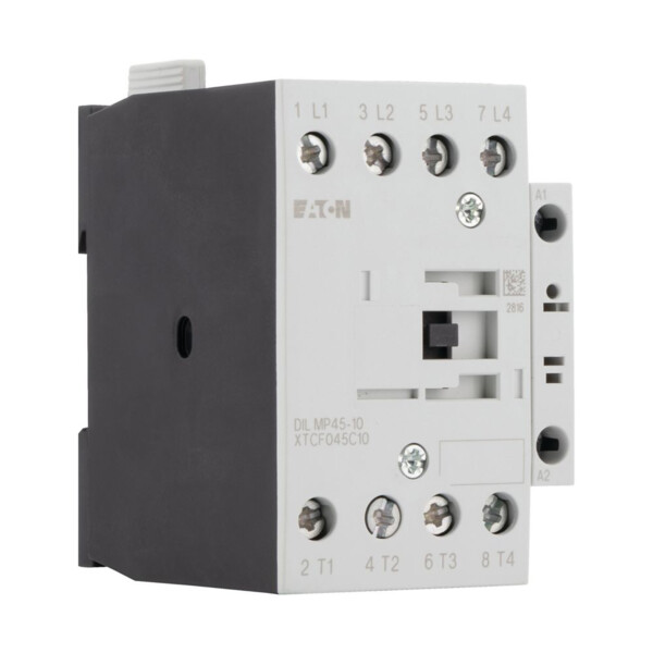 Contacteur de puissance, 4p+1f, 45a/ac1 (DILMP45-10(24V50/60HZ)) - Eaton - 109828