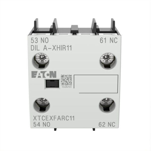 Contacts auxiliaires, 1f+1o, électr.2pôles (DILA-XHIR11) - Eaton - 110140