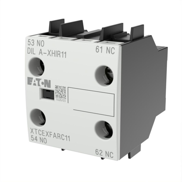 Contacts auxiliaires, 1f+1o, électr.2pôles (DILA-XHIR11) - Eaton - 110140