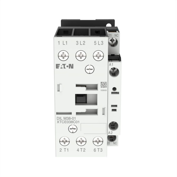 Contacteur de puissance, 3p+1o, 18.5kw/400v/ac3 (DILM38-01(230V50HZ,240V60HZ)) - Eaton - 112456