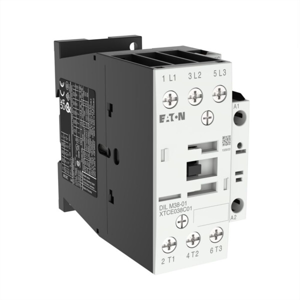 Contacteur de puissance, 3p+1o, 18.5kw/400v/ac3 (DILM38-01(110V50/60HZ)) - Eaton - 112462