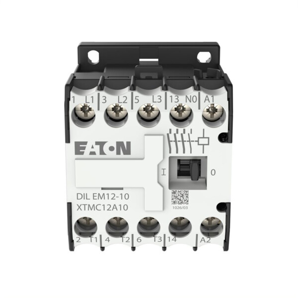 Contacteur de puissance, 3p+1f, 5.5kw/400v/ac3 (DILEM12-10(230V50HZ,240V60HZ)) - Eaton - 127075