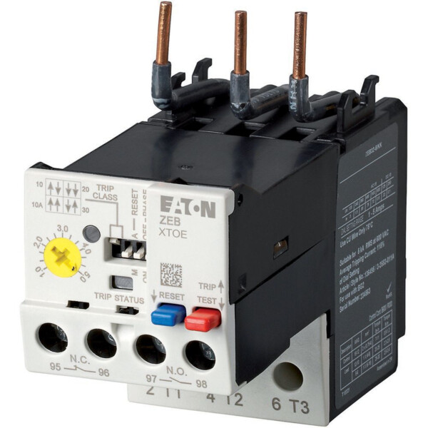 Relais de surcharge, électronique, 9-45a (ZEB65-45) - Eaton - 136502