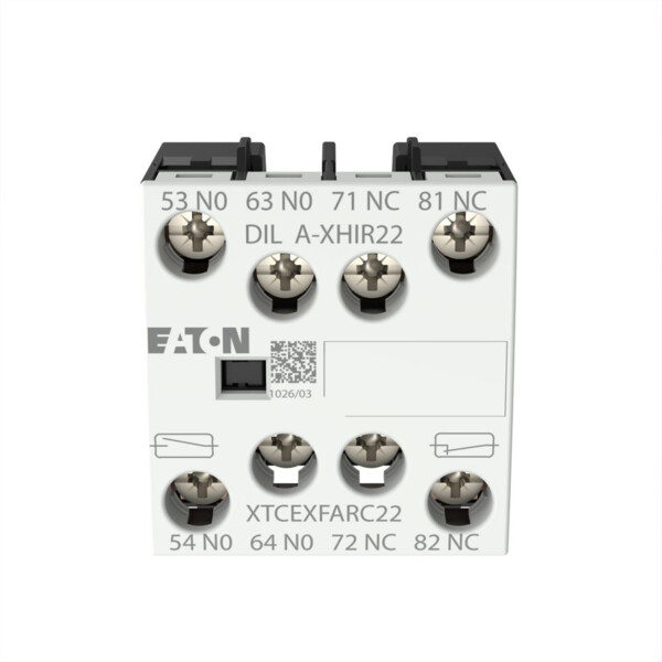 Module de contacts auxiliaires, 2f+2o, électronique (DILA-XHIR22) - Eaton - 139580