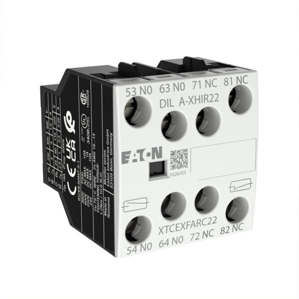Module de contacts auxiliaires, 2f+2o, électronique (DILA-XHIR22) - Eaton - 139580