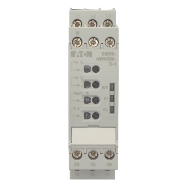 Relais de contrôle d'absence de phases, multifonctions, 180 - 280 v ac, 50/60 hz (EMR6-AWN280-D-1) - Eaton - 184770