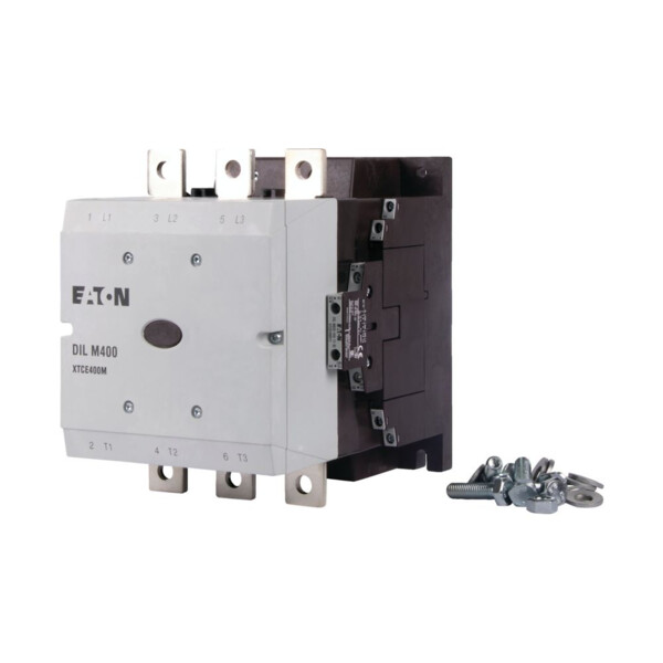 Contacteur de puissance, 3p+2f+2o, 200kw/400v/ac3 (DILM400/22(RDC48)) - Eaton - 208207