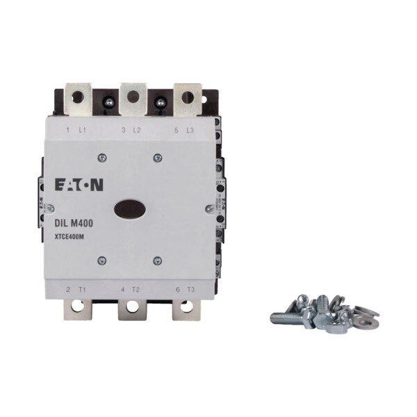 Contacteur de puissance, 3p+2f+2o, 200kw/400v/ac3 (DILM400/22(RAC500)) - Eaton - 208210